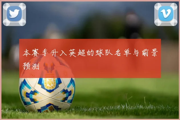 本赛季升入英超的球队名单与前景预测